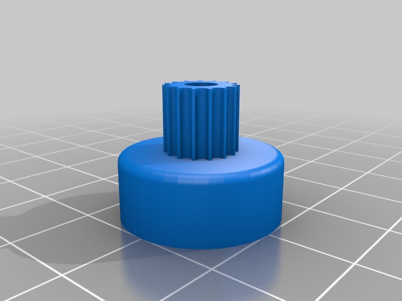 参数滑轮3D打印模型