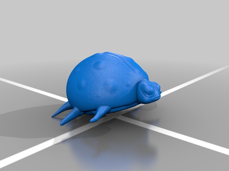 迟钝的瓢虫3D打印模型
