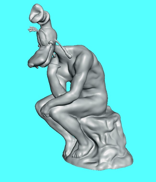 高飞狗3D打印模型
