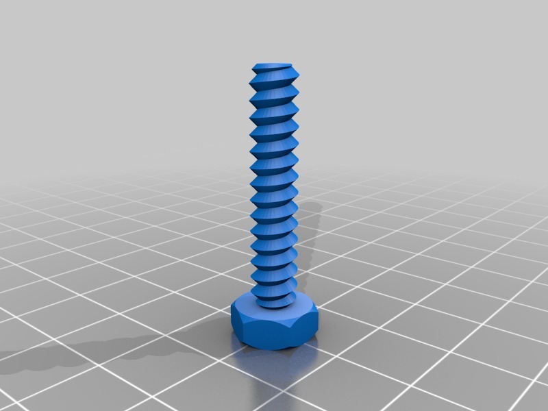 M6螺栓3D打印模型