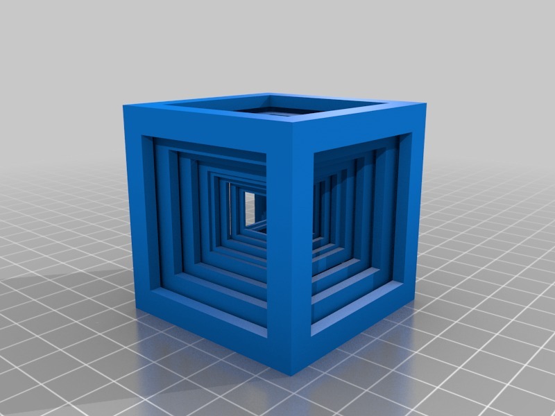 立方体3D打印模型