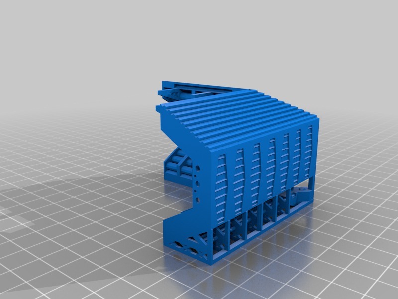 科幻走廊3D打印模型
