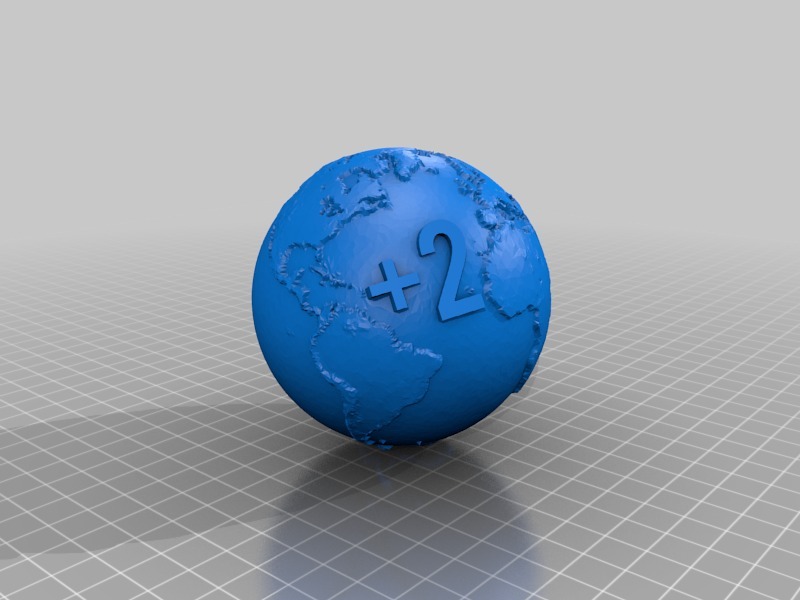 地球模型3D打印模型