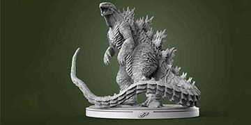 3D打印模型分享——怪兽哥斯拉